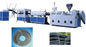 Single Screw PE Plastic Pipe Extrusion Line , PE Carbon Spiral Reinforcing Pipe Production Line